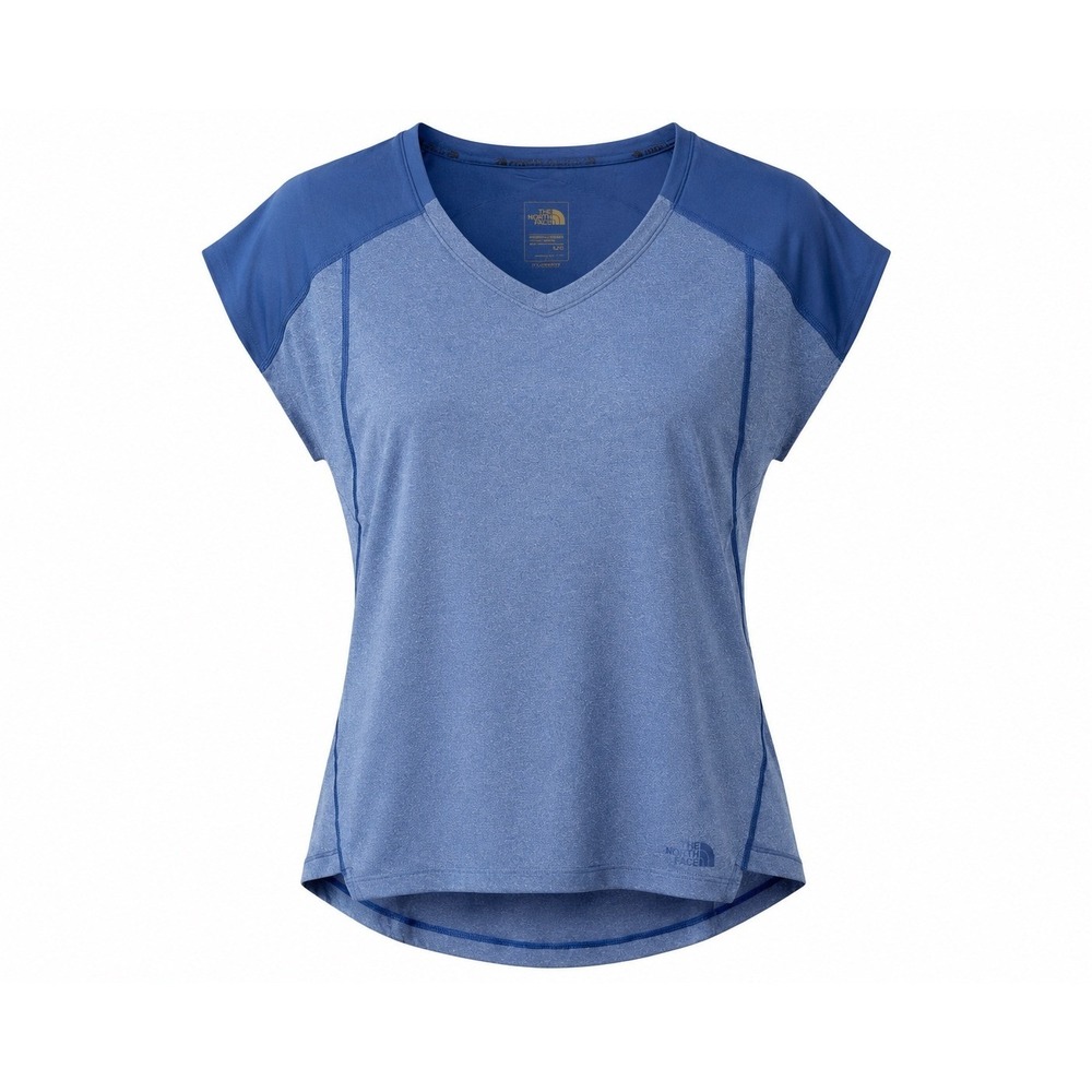 The North Face FlashDry Women's Blue Athletic Running Shirt Size Large